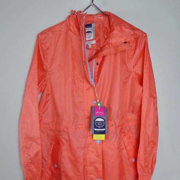 Joules Go Lightly Packaway Waterproof Rain Jacket - Picture 3 of 13